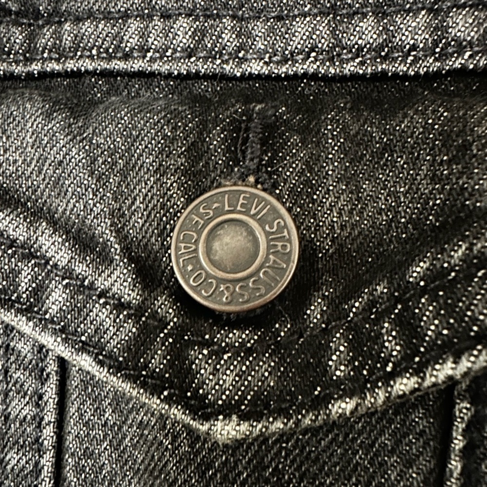 Levi’s Strauss & Co Denim Jean Trucker Jacket Men’s Size Large - Picture 7 of 7